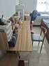 汤凯颐牛角餐椅餐厅靠背椅子简约凳子家用办公椅学习书桌椅座椅电脑椅 深灰色-超纤皮【原木色腿】 1把装 实拍图