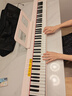 特伦斯电子琴88键成人儿童智能折叠钢琴X61A/V20手卷钢琴键盘乐器 V20樱花粉+专用琴包 实拍图