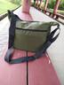 大容量男包单肩包防水耐磨背包多口袋做生意休闲牛津纺男士斜挎包 军绿色 无规格 实拍图