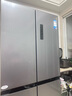 美的（Midea）慧鲜480升双变频一级能效十字四开门双开对开门超薄家用471姐妹款电冰箱风冷大容量国家补贴20% BCD-480WSPZM(E) 实拍图