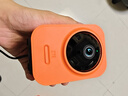 中兴（ZTE）小兴看看SC50云台版500万像素3K 超微光全彩 AI人形侦测手机查看双频家用摄像头监控 橙色32G 实拍图