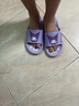 三丽鸥美乐蒂儿童凉拖鞋夏季女童室内洗澡防滑宝宝家居男童一字拖 紫色库洛米 36/37【内长约22.5cm】 实拍图
