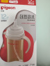 贝亲（Pigeon）自然离乳 PPSU重力球吸管奶瓶 双把手直饮杯 330mL 12月+ AA253 实拍图
