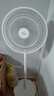 美的（Midea）【品质推荐】七叶轻音柔风电风扇/家用省电落地扇/台式电扇/广角摇头节能宿舍小型风扇 SAE35CA 实拍图