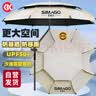 SIMAGO喜曼多拐杖钓鱼伞12棱防转手杖双层钓伞防雨紫外线遮阳伞1.8米 实拍图