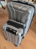 新秀丽（Samsonite）行李箱20+28英寸拉杆箱双尺寸套装箱旅行箱包TS7银色密码箱 实拍图