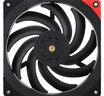 Thermalright(利民) TL-B14B EXTREM 14CM 性能级风压扇2000转速PWM 双滚珠轴承 三次元动平衡  实拍图