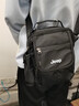 吉普（JEEP）斜挎包男大容量单肩包2025新款休闲通勤便携小背包男防泼水旅行包 黑色 实拍图