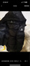 骆驼炽云羽绒服男女冬季连帽防泼防风鸭绒轻暖情侣面包服 黑色 男女同款【火山】7674B L 实拍图
