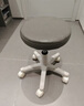 美容院凳子滑轮旋转升降圆凳化妆梳妆凳美发美甲理发椅吧凳大工椅 高级灰【29cm座面-沙发坐感】 实拍图