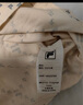 FILA FUSION斐乐潮牌情侣款针织短袖衫夏季时尚宽松纯棉T恤 麦乳色-BG XL 180/100A 实拍图