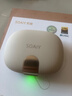索爱（soaiy）GD35 AI版 蓝牙耳机真无线不入耳挂耳式运动跑步骑行通话降噪适用苹果华为小米vivo 灰白色 实拍图
