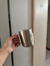 无印良品（MUJI）不锈钢双层马克杯 咖啡杯 办公室水杯杯子保温保冷 银色 490ml 实拍图