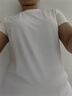 鸿星尔克短袖男夏季新款冰感速干衣跑步健身休闲百搭t恤衫运动上衣T恤男士 DS奶酪白-防晒-女子 M 实拍图