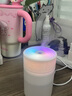 加湿器家用空气加湿器净化器空调房加湿器usb便携式办公学生宿舍补水孕妇婴儿卧室生日礼物女 【旗舰款】典雅白-七彩氛围灯 实拍图