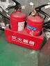 星华安 半截式灭火器箱 干粉3-4公斤可装2具 家庭用消防器材套装 商用厂店用灭火瓶干粉4kg水基消防箱 实拍图