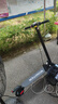 菲尼泰电动滑板车迷你折叠男女代步两轮小型电瓶车轻便上班代驾车 黑色约20-30公里带照明灯防爆胎 实拍图
