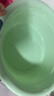 开饵盆塑料盆洗脸盆子大号加厚洗菜盆洗衣盆泡脚盆洗脚盆 浅绿 大号35.5*11cm 实拍图