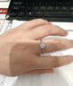 UNIVV18K金培育钻石求婚戒指女1克拉50分河南人工造合成钻戒铂金pt950  925银培育钻D/VVS/NGIC证书 30分 实拍图