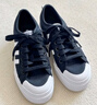 adidas NIZZA PLATFORM厚底增高运动帆布鞋男女阿迪达斯三叶草 一号黑/白   39 实拍图