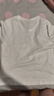 京东京造短袖T恤女10A抗菌夏季新款修身显瘦女装抑菌防汗 白色圆领 L 实拍图