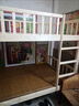 隽达实木上下床双层床高低儿童成人多功能子母宿舍床上小户型两层木床 高低床+书架【国标款爬梯】 0.9米宽1.9米长丨实木进口板材 实拍图