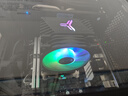 乔思伯（JONSBO）CR-1400E彩色版 CPU风冷散热器(4热管/七彩光效/PWM风扇/127mm/多平台/附硅脂) 实拍图