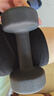 Keep彩色浸塑哑铃 男士女士家用家庭健身肌肉塑形墨灰色 5kg*2 实拍图