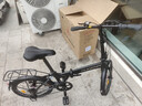 凤凰（Phoenix）折叠车自行车成人男女款超轻便携可放后备箱20寸迷你小型变速单车 20寸铝架【禧玛诺变速】凤飞黑 实拍图