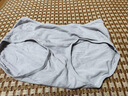 洁丽雅4条装内裤女纯色全棉中腰提臀收腹透气舒适大码三角女士内裤秋冬 抹绿+雾灰+豆沙+肤色 L 【建议85斤-105斤】 实拍图