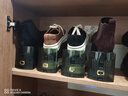 侑家良品鞋子收纳神器简易鞋柜收纳架可调节加厚鞋盒收纳双层10个装透明绿 实拍图
