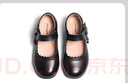 奥康童鞋女童小黑皮鞋春秋季新款真皮软底英伦风儿童公主黑色演出鞋子 实拍图