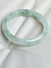 红酥手玉手镯天山翠飘绿雪翠玉镯子送女友送老婆 61-62mm 实拍图