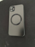 奶小鸭 【AG磨砂】适用苹果11手机壳 iphone11保护套magsafe磁吸充电超薄磨砂全包防摔男女款 石墨黑 实拍图