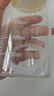 拜杰玻璃杯 高硼硅玻璃水杯子 女生便携豆浆牛奶咖啡刻度茶杯400ml 实拍图