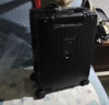 海澜之家（HLA）行李箱男女学生铝框拉杆箱旅行箱登机箱密码箱托运大容量 曜石黑-拉链【杯架-质保一年】 20英寸 【38L登机箱 1-3天出行】 实拍图