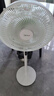 美的（Midea）【幸运草安睡风扇1S】一级能效直流变频声控电风扇家用遥控卧室静音落地扇台式桌面抗菌大风力电扇 实拍图
