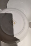 瓷侠客盘子菜盘家用白色骨瓷餐具碟子陶瓷餐盘套装骨碟饺子盘深盘饭盘 7.5英寸标准菜盘（4个装） 19.4cm 实拍图