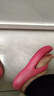 朴西夏季厚底增高人字拖鞋女士外穿踩屎感 树莓色  37-38 实拍图