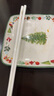 京东京造 筷子 陶瓷家用高级景德镇食品级抗菌防霉 金枝玉叶 10双装 实拍图