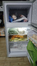 长城（GREAT WALL FRIDGE）家用迷你小冰箱小型冷冻冷藏保鲜宿舍出租房办公室节能省电双开门电冰箱 银色108L【一级能效 全国联保】 实拍图