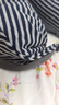 名创优品（MINISO）面包粒子枕U型枕学生午睡枕旅行便携护颈枕办公室头枕靠枕蓝灰色 实拍图
