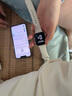 Apple/苹果 Watch SE 智能手表GPS款44毫米星光色铝金属表壳星光色运动型表带S/M MXFE3CH/B 实拍图