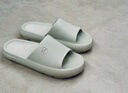 蕉内301H拖鞋男女士浴室洗澡防滑踩屎感情侣家居凉拖鞋抗菌防臭可外穿 【王一博同款厚底版】冷石灰 39-40 实拍图