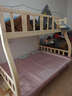 筱环上下床实木上下铺儿童床男孩女孩高低床成人双层床子母床 上下床 爬梯款+书架+双抽+床垫*2 上铺宽130下铺宽150-全实木 实拍图
