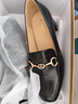 百思图春季商场同款时尚金属扣乐福鞋粗跟女单鞋KA103AA3 黑色 35 实拍图