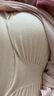 美德乐（Medela）哺乳文胸产后喂奶孕妇内衣单层前开扣轻盈款 奶油色 L 实拍图