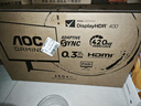 AOC 24.5英寸420Hz FastIPS 快速液晶1ms HDR400 出厂校色 硬件低蓝光 游戏电竞显示器 宙斯盾 25G4K 实拍图