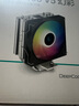 九州风神（DEEPCOOL）玄冰400幻彩V5CPU散热器附带硅脂（镀镍4热管/220W/热管偏置不挡内存/多平台支持/AG400LED） 实拍图