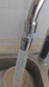 GuGuGo【德国】水龙头延伸器转接头厨房防溅头增压起泡器万向旋转水龙头 【精铜接口】两档防溅头-亮银 万向冲洗丨防腐耐锈丨送全套配件 实拍图